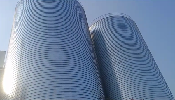 沅陵2座混凝土高架卷板仓